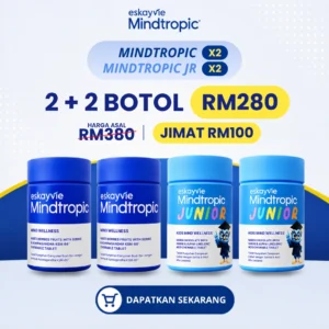 Mindtropic + Mindtropic Junior by Eskayvie - Kombo 4 Botol